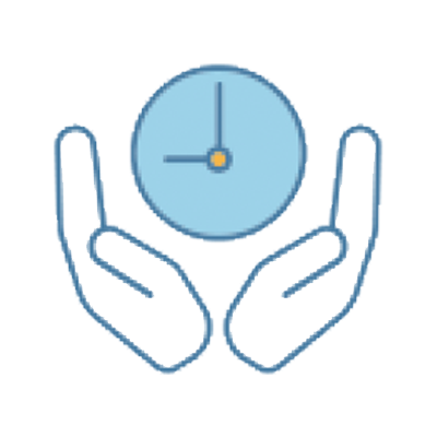 オンオフのメリハリある働き方アイコン